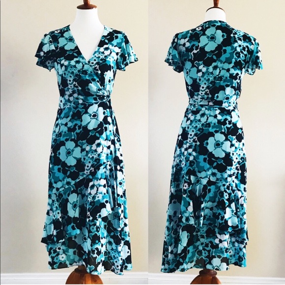 Michael Kors floral wrap dress - Picture 3 of 4